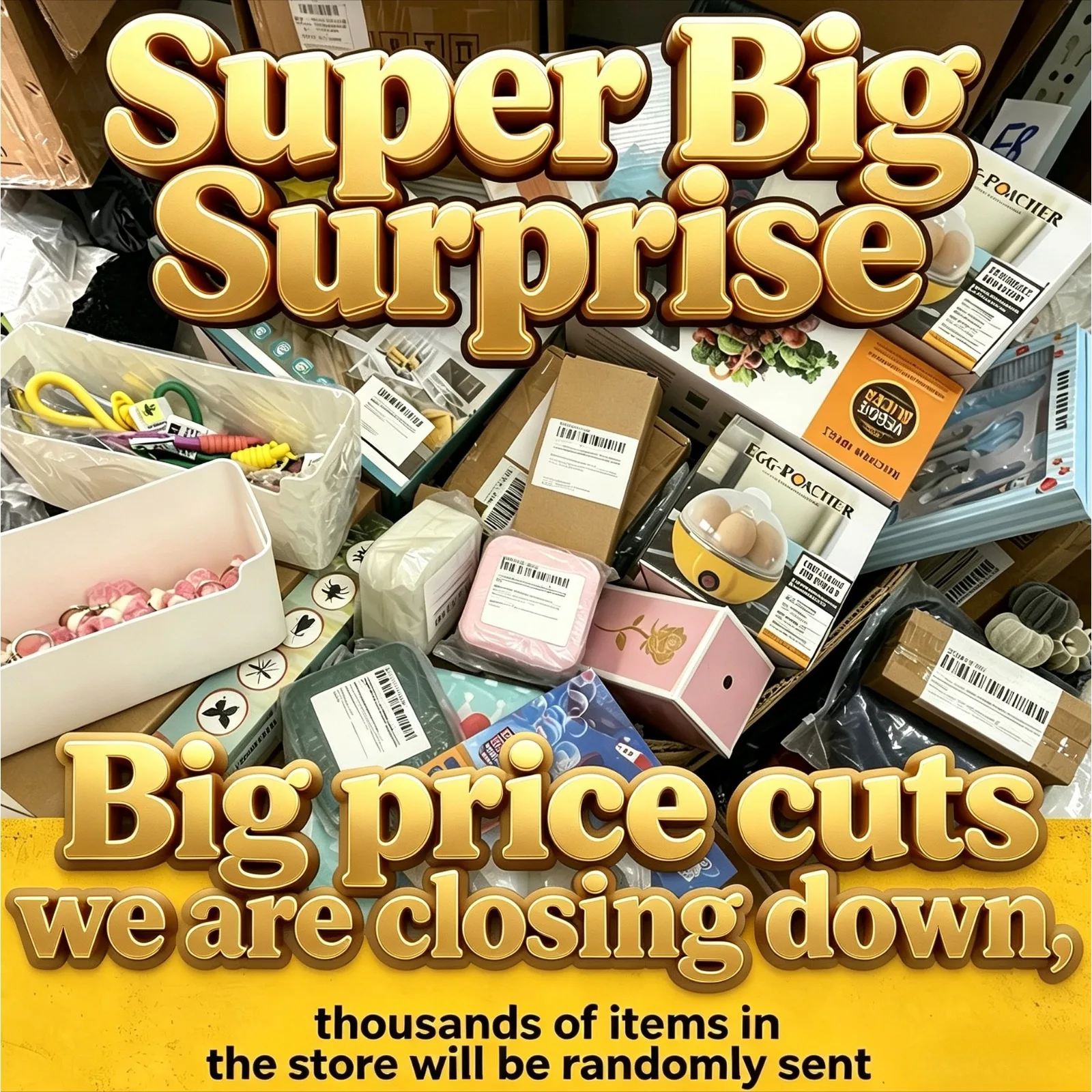 Unique Mystery Box Collection: Random Novelty Items & Functional Accessories, Perfect Unexpected Gift for Friends & Family
Unique Mystery Box Collection: Random Novelty Items & Functional Accessories, Perfect Unexpected Gift for Friends & Family
