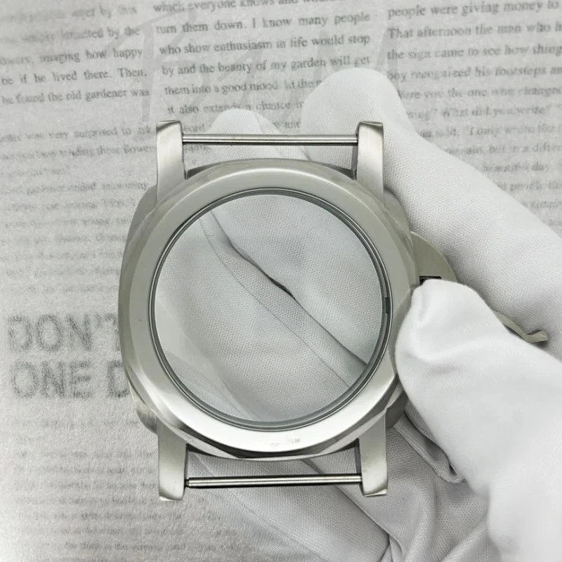 47mm Pilot Watch Case Manual Stainless Steel Light Sand Case Suitable for Pam ETA6497/98 Haiou ST3600/20 Movement for 37mm Dial
47mm Pilot Watch Case Manual Stainless Steel Light Sand Case Suitable for Pam ETA6497/98 Haiou ST3600/20 Movement for 37mm Dial