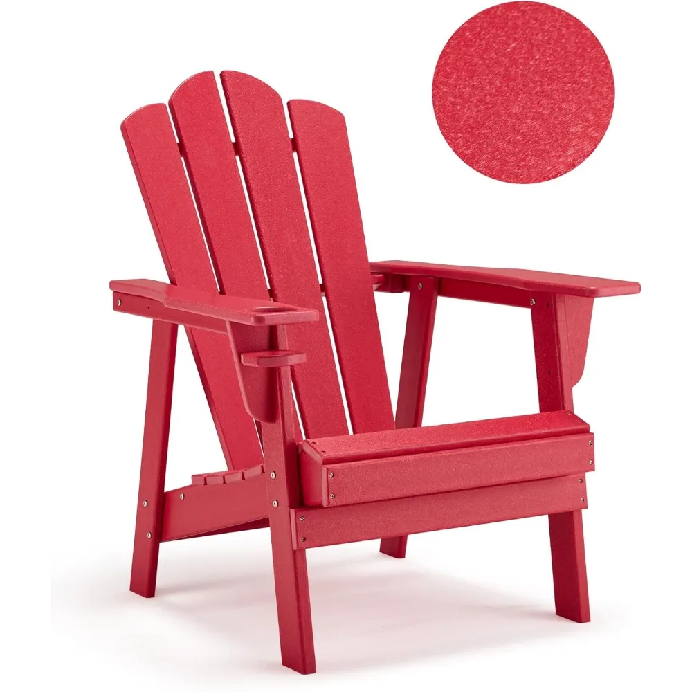 Adirondack Chair - Durable HDPE Poly Lumber All-Weather Resistant, Oversized Balcony Porch Patio Outdoor Chair for Lawn, Backyar
Adirondack Chair - Durable HDPE Poly Lumber All-Weather Resistant, Oversized Balcony Porch Patio Outdoor Chair for Lawn, Backyar