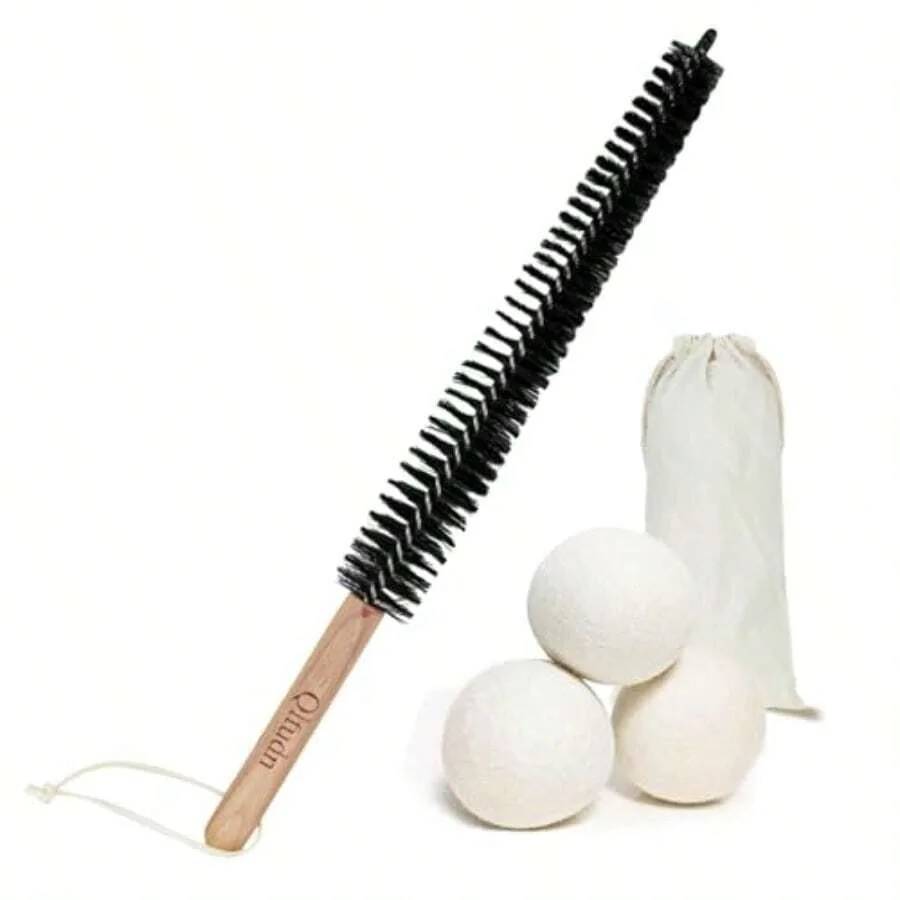 16.5 Dryer Vent Cleaner Kit With 3 Wool Dryer S Lint Remover Tool For Fire Prevention F Drying Reusable Pet Hair Brush For Drye
16.5 Dryer Vent Cleaner Kit With 3 Wool Dryer S Lint Remover Tool For Fire Prevention F Drying Reusable Pet Hair Brush For Drye