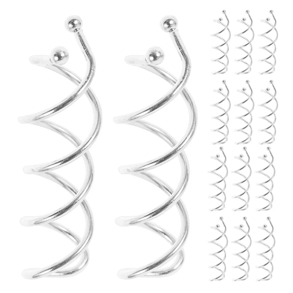 30 шт. спиральных заколок для волос, металлические зажимы для пучков с закругленными концами, для элегантных причесок, с надежной фиксацией, аксессуар для волос
30 шт. спиральных заколок для волос, металлические зажимы для пучков с закругленными концами, для элегантных причесок, с надежной фиксацией, аксессуар для волос