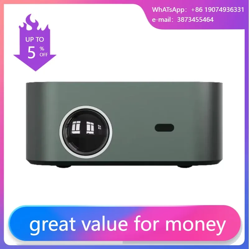 4K Smart Projector Auto Focus 1080P Android 9 System 2+32G WiFi 6 LED Mini Portable Home Theater Video Projector
4K Smart Projector Auto Focus 1080P Android 9 System 2+32G WiFi 6 LED Mini Portable Home Theater Video Projector
