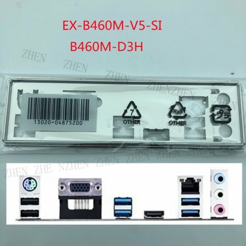 Y For Asus EX-B460M-V5-SI & B460M-D3H Shield I/O IO Rear Backplate Motherboard
Y For Asus EX-B460M-V5-SI & B460M-D3H Shield I/O IO Rear Backplate Motherboard