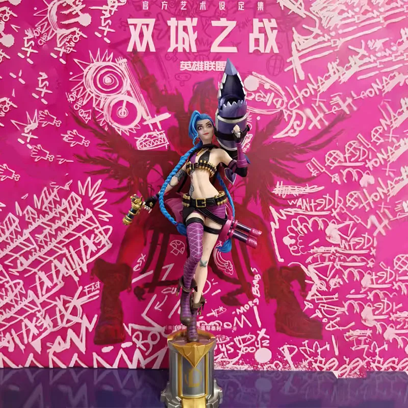 League Of Legends Cmge Jinx Action Figure 3d Modeling Pen Anime Figures Ornament Game Peripherals Trendy Toy Customized Toy
League Of Legends Cmge Jinx Action Figure 3d Modeling Pen Anime Figures Ornament Game Peripherals Trendy Toy Customized Toy