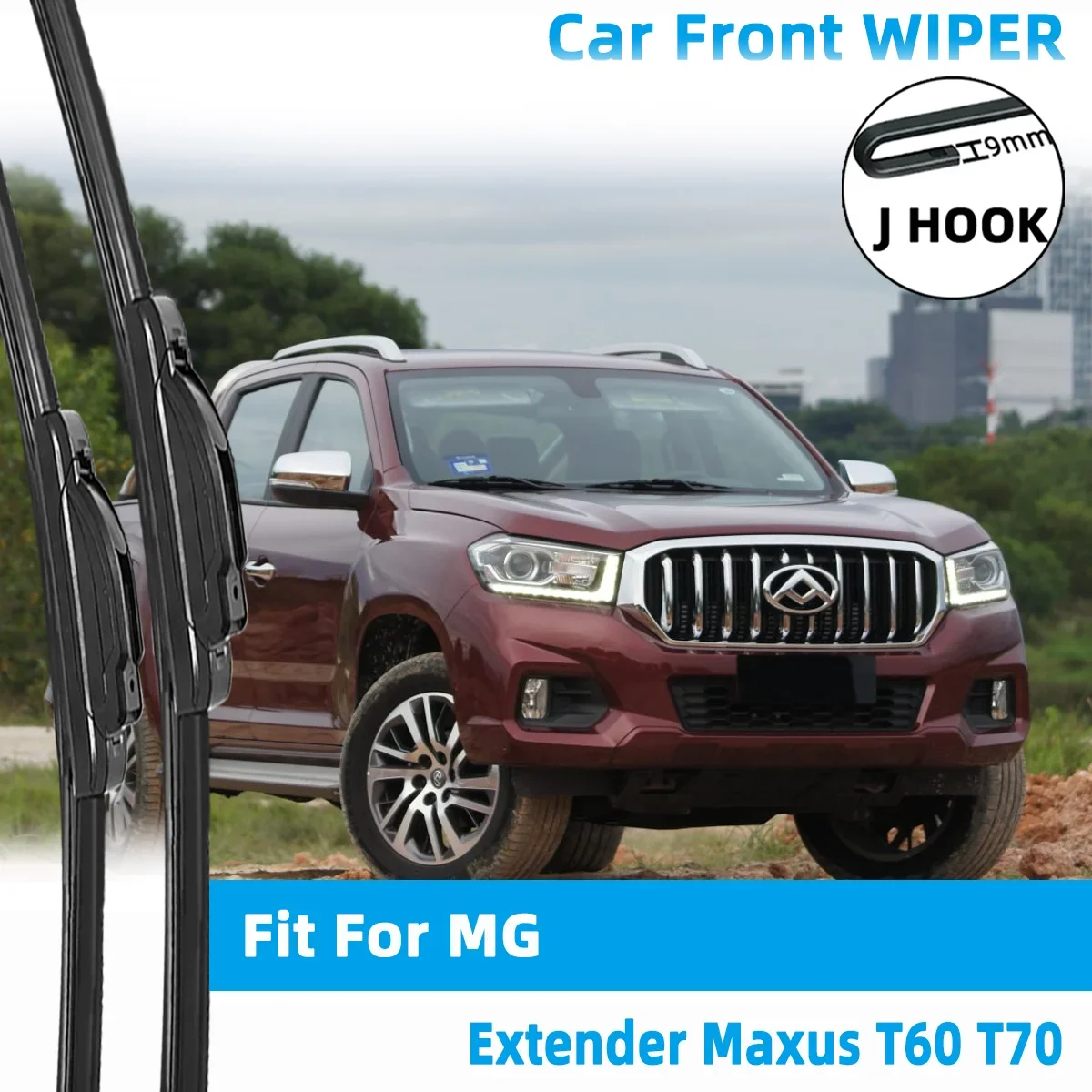 Front Wiper Accessorie Double Rubber Car Wipers for MG Extender Maxus T60 Extender Maxus T70 2016-2024 Wipers Brushes Upgraded
Front Wiper Accessorie Double Rubber Car Wipers for MG Extender Maxus T60 Extender Maxus T70 2016-2024 Wipers Brushes Upgraded