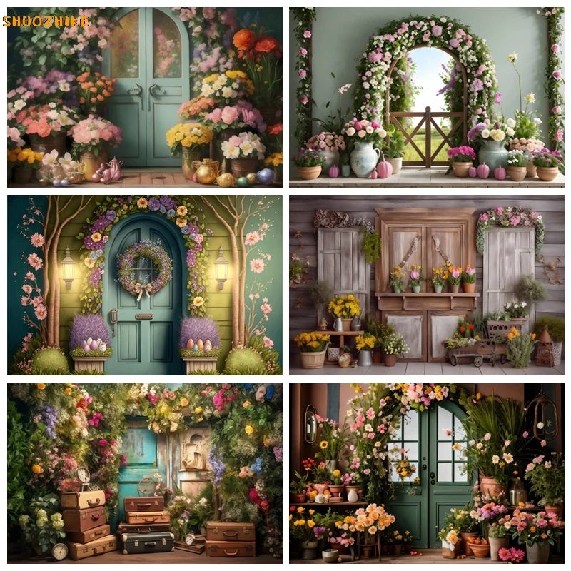 Spring Flower Backdrop for Photography Woode Door Window Floral Baby Portrait Wedding Bride Shower Party Background Photo Props
Spring Flower Backdrop for Photography Woode Door Window Floral Baby Portrait Wedding Bride Shower Party Background Photo Props