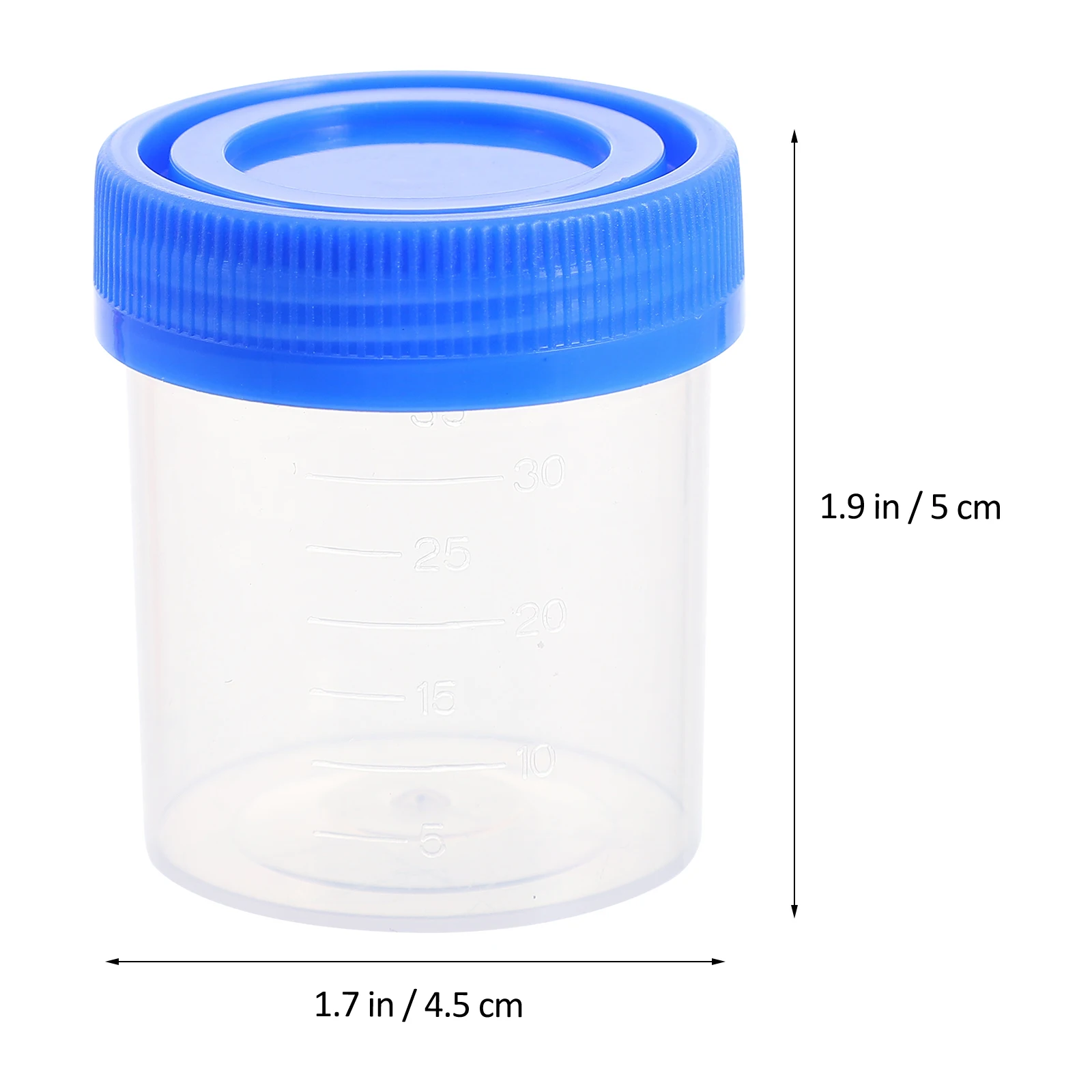 50 Pcs 40ml Disposable PP Specimen Container Leak Proof Medical Urine Cup Protective Cover Laboratory Liquid Sample Teaching
50 Pcs 40ml Disposable PP Specimen Container Leak Proof Medical Urine Cup Protective Cover Laboratory Liquid Sample Teaching