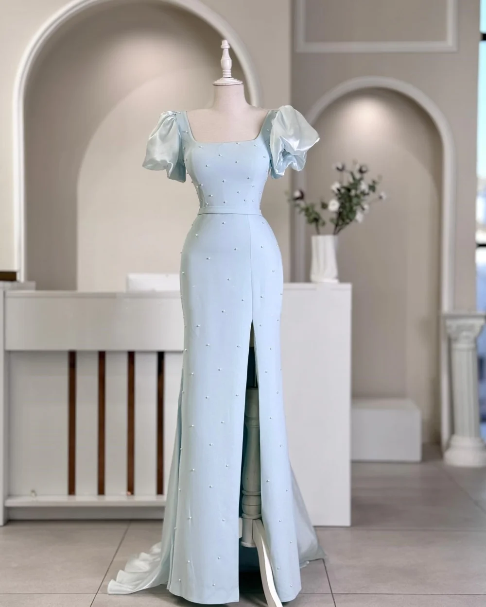 Customized Exquisite Jersey Pearl Sheath Square Neck Midi Dresses Prom Dresses Modern Style Pastrol Unisex Chinese Style Formal
Customized Exquisite Jersey Pearl Sheath Square Neck Midi Dresses Prom Dresses Modern Style Pastrol Unisex Chinese Style Formal