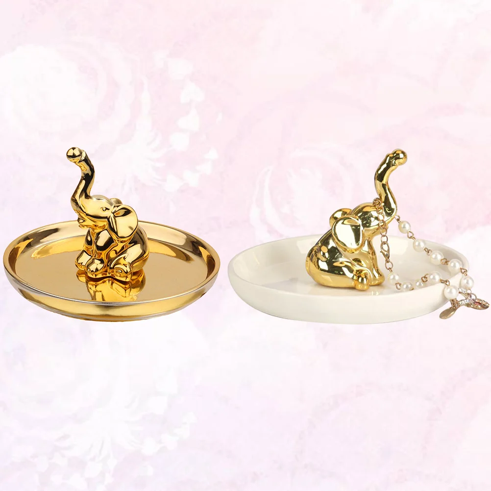 2 шт., элегантная керамическая тарелка для ювелирных изделий в виде слона, гладкая линия тела, держатель для колец, органайзер, идеально подходит для украшения дома, свадебный подарок, белый цвет
2 шт., элегантная керамическая тарелка для ювелирных изделий в виде слона, гладкая линия тела, держатель для колец, органайзер, идеально подходит для украшения дома, свадебный подарок, белый цвет