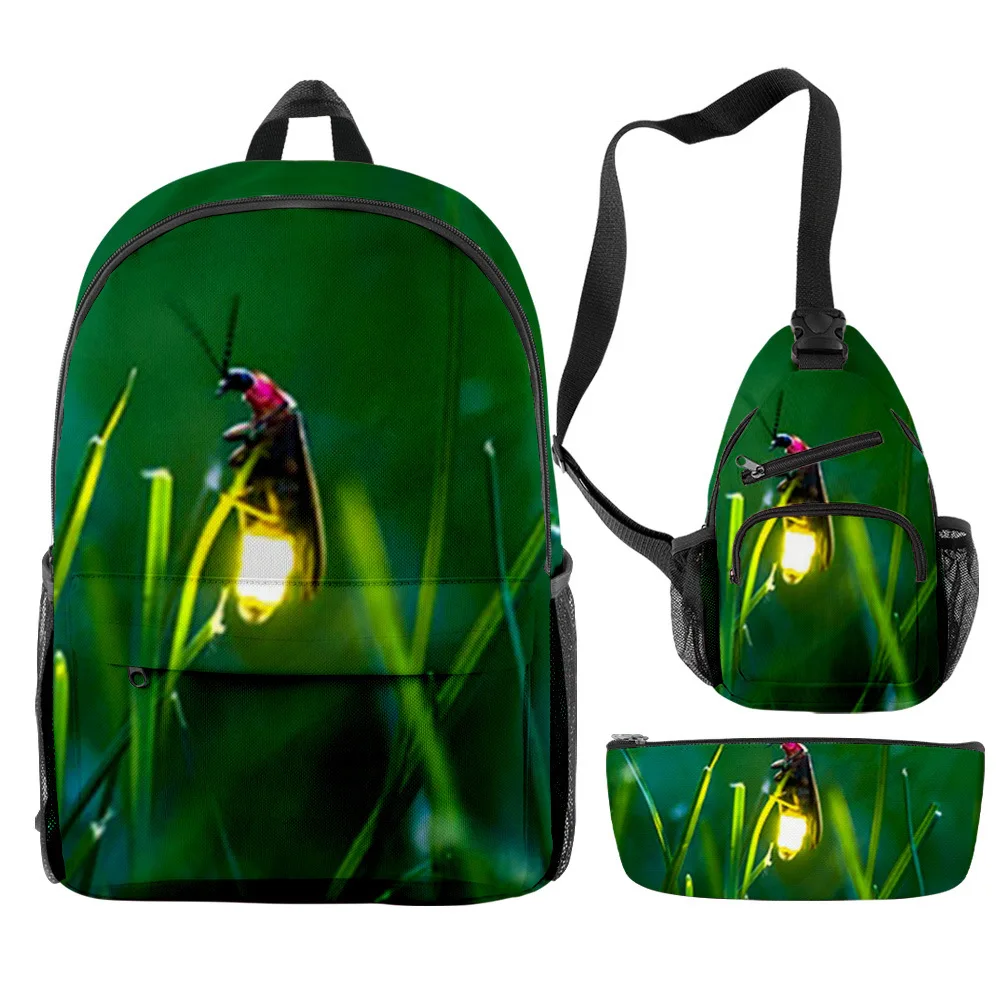 Harajuku Popular Funny Fireflies 3D Print 3pcs/Set pupil School Bags Travel Laptop Backpack Chest Bag Pencil Case
Harajuku Popular Funny Fireflies 3D Print 3pcs/Set pupil School Bags Travel Laptop Backpack Chest Bag Pencil Case