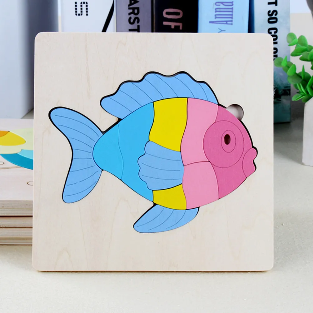 1Pcs Memory Jigsaw Fish Pattern Cute Wooden Puzzle Educational Gift for Child Imagination Hand Eye Coordination
1Pcs Memory Jigsaw Fish Pattern Cute Wooden Puzzle Educational Gift for Child Imagination Hand Eye Coordination