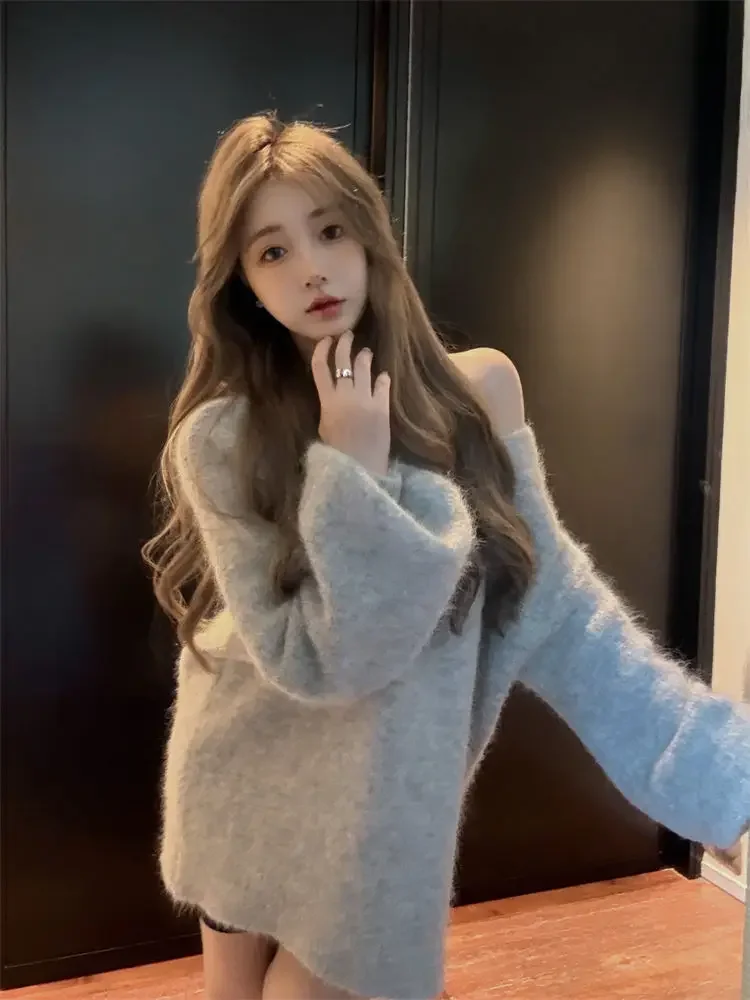 Sexy Top Pullover Sweater Women 2025 Autumn Backless Bow Contrast Pull Femme Outwear Korean Fashion Slim Clothes E6290
Sexy Top Pullover Sweater Women 2025 Autumn Backless Bow Contrast Pull Femme Outwear Korean Fashion Slim Clothes E6290