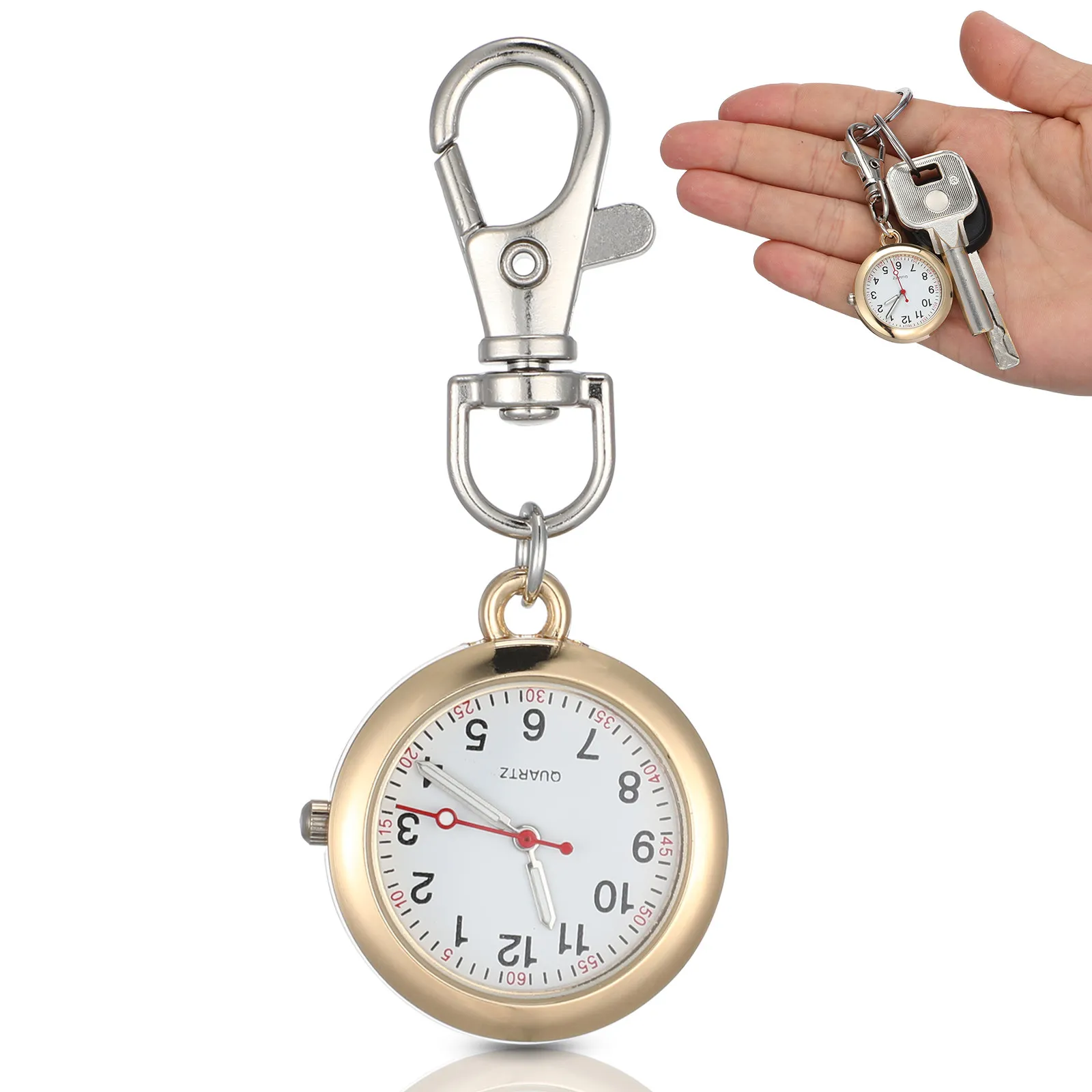 1Pcs Metal Nurse Pocket Watch Hanging Hook Simple Design Vintage Fob Watch Portable Decorative Convenient Timekeeper for Work
1Pcs Metal Nurse Pocket Watch Hanging Hook Simple Design Vintage Fob Watch Portable Decorative Convenient Timekeeper for Work