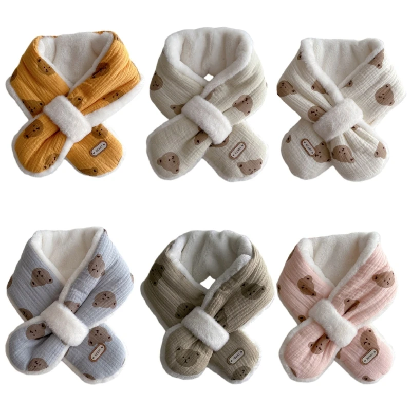 Lovely Bear Pattern Scarf Stylish Children's Winter Neck Cover Sleeve Windproof Neckerchief Handmade Casual Neck Warmer
Lovely Bear Pattern Scarf Stylish Children's Winter Neck Cover Sleeve Windproof Neckerchief Handmade Casual Neck Warmer