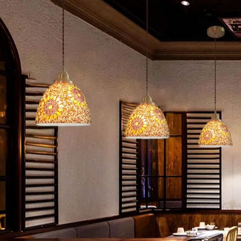 Features Ethnic Style Restaurant Chandelier Bohemian Style Stained Glass Cafe Small Pendant Lights
Features Ethnic Style Restaurant Chandelier Bohemian Style Stained Glass Cafe Small Pendant Lights