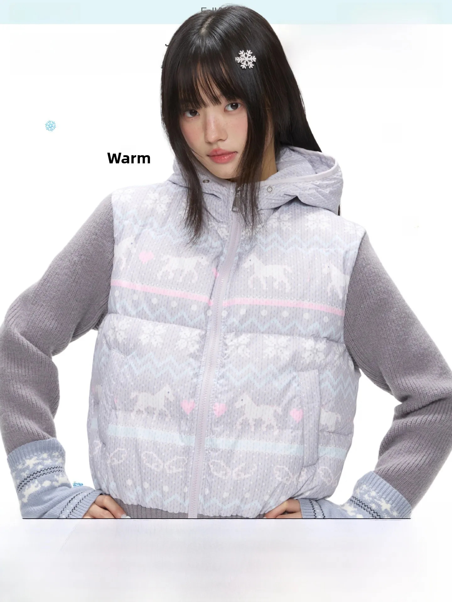 BENAND Winter Knitted Du down Jaet Fair Isle Sle Women's Sweater Coat 90% White Du Feather Warm Commute Faion
BENAND Winter Knitted Du down Jaet Fair Isle Sle Women's Sweater Coat 90% White Du Feather Warm Commute Faion