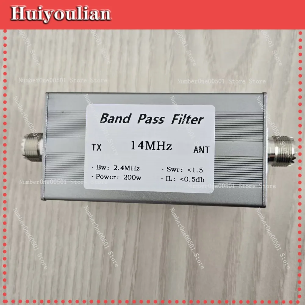 BPF-14M-200WM Shortwave Band Pass Filter 200W Harmonic Suppression M Female Connector
BPF-14M-200WM Shortwave Band Pass Filter 200W Harmonic Suppression M Female Connector