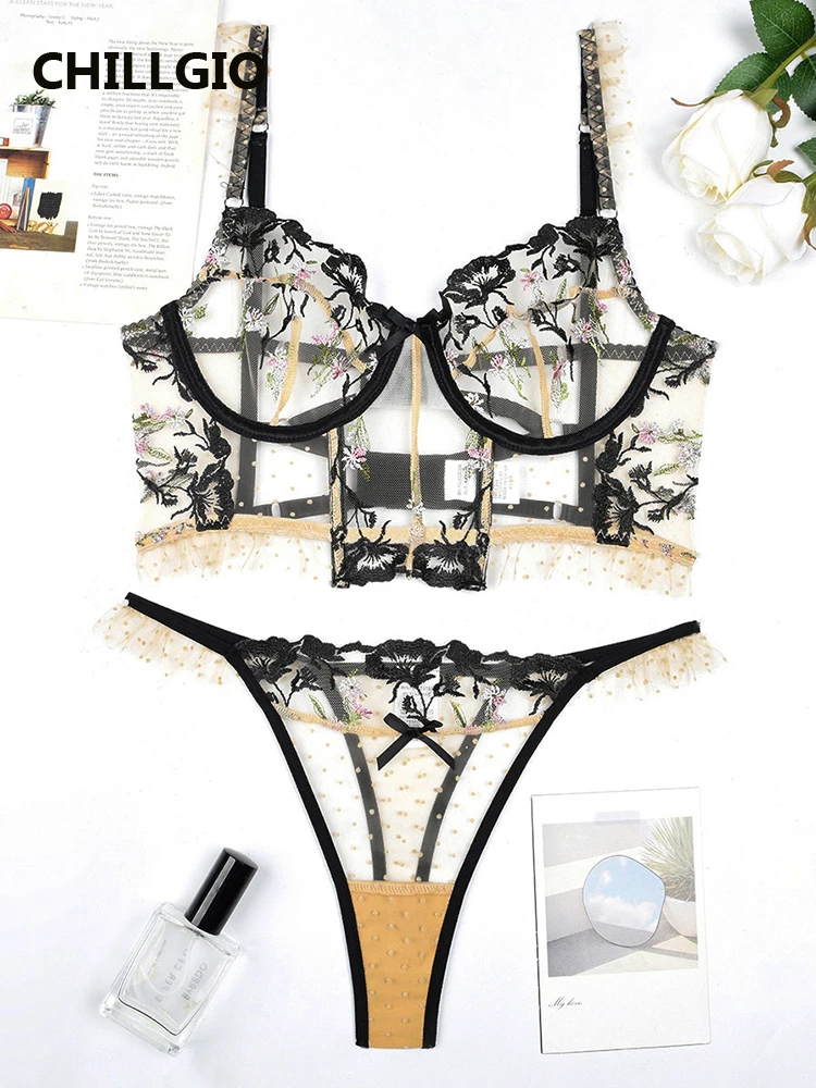 CHILLGIO женский сетчатый бюстгальтер с цветочной вышивкой, короткие костюмы, прозрачное нижнее белье, бюстгальтеры, трусы, сексуальный комплект нижнего белья на косточках с эффектом пуш-ап
CHILLGIO женский сетчатый бюстгальтер с цветочной вышивкой, короткие костюмы, прозрачное нижнее белье, бюстгальтеры, трусы, сексуальный комплект нижнего белья на косточках с эффектом пуш-ап