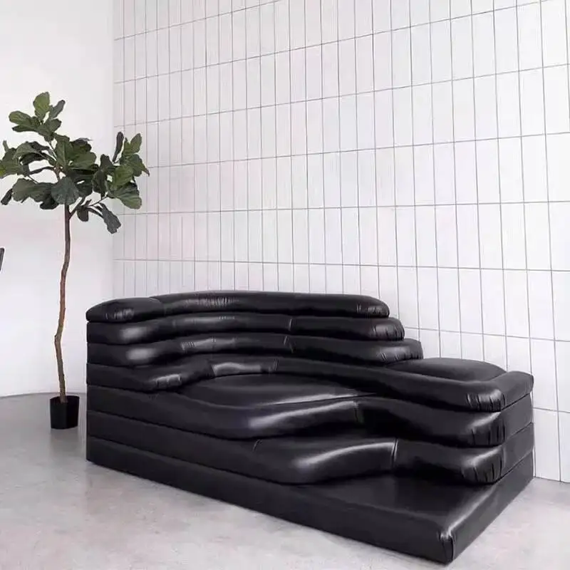 GRetro terraced sofa leather special-shaped module creative living room villa clothing store sofa
GRetro terraced sofa leather special-shaped module creative living room villa clothing store sofa