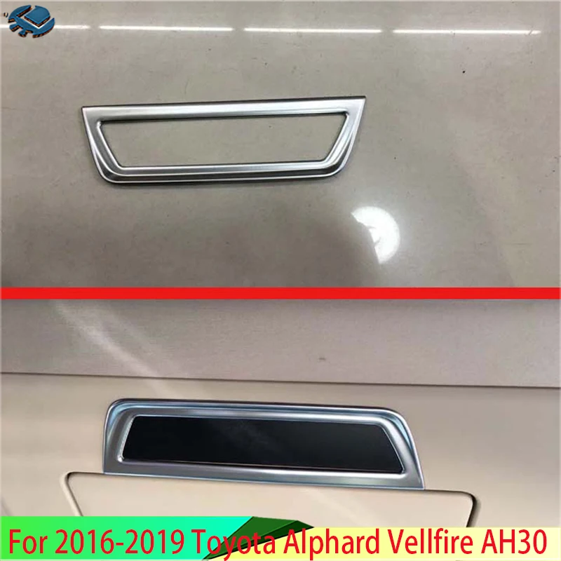 For 2016-2019 Toyota Alphard Vellfire AH30 Car ABS Chrome Back Interior Center Control Screen Cover Trim Frame Decorat
For 2016-2019 Toyota Alphard Vellfire AH30 Car ABS Chrome Back Interior Center Control Screen Cover Trim Frame Decorat