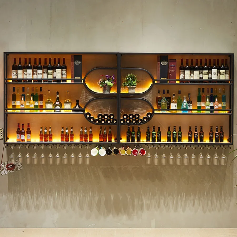 Black Design Bar Cabinet Column Kitchen Industrial Living Room Metal Modern Wine Cabinet Wall Liquor Bottles Vitrinas Furniture
Black Design Bar Cabinet Column Kitchen Industrial Living Room Metal Modern Wine Cabinet Wall Liquor Bottles Vitrinas Furniture