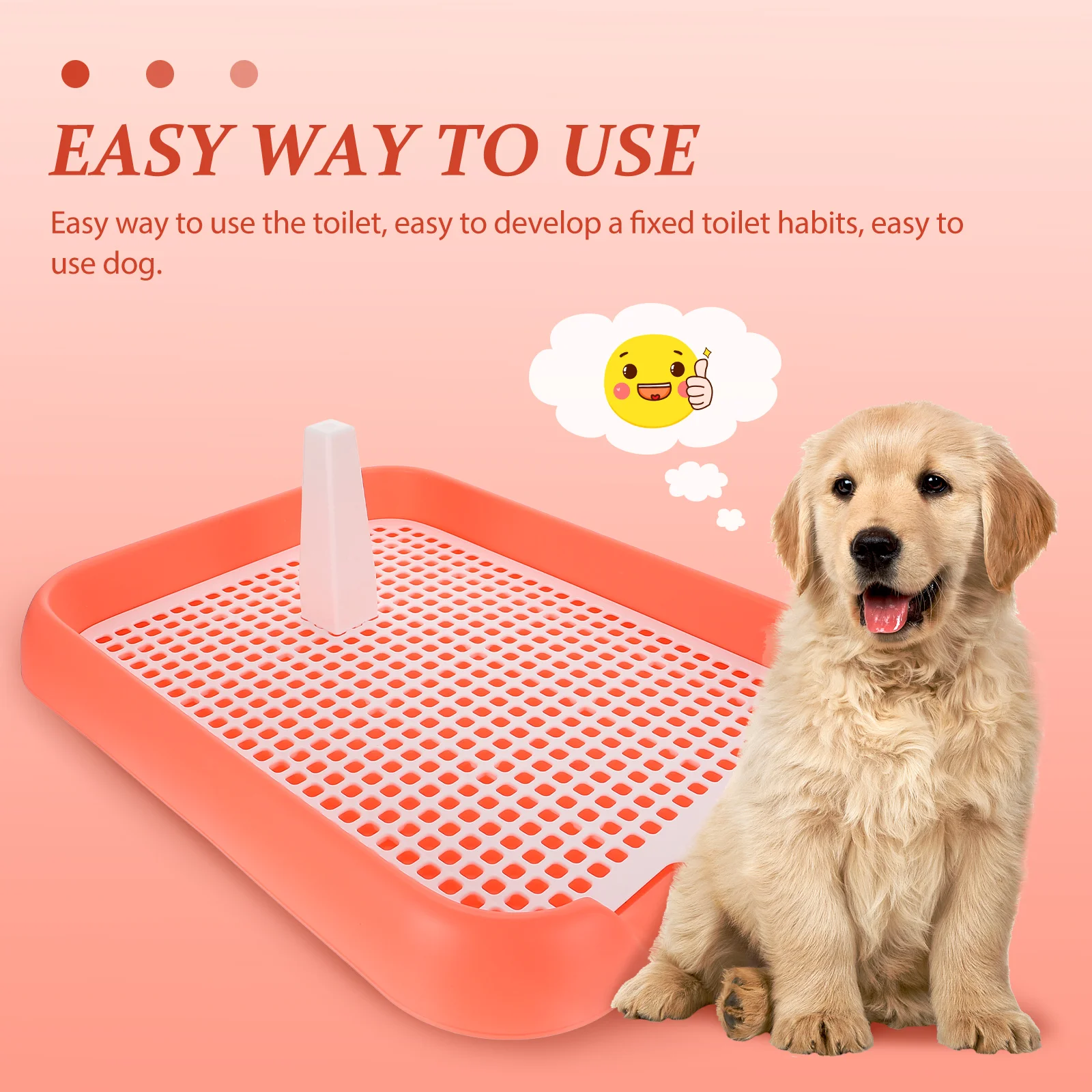 Indoor Dog Toilet Potty Tray Puppy Training Small Pets Litter Pan Lightweight PP Material Easy Clean Portable Anti Slip
Indoor Dog Toilet Potty Tray Puppy Training Small Pets Litter Pan Lightweight PP Material Easy Clean Portable Anti Slip
