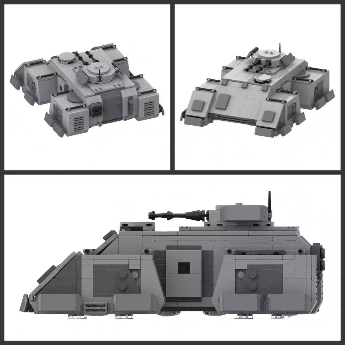 Space War Series Armored Tank Building Blocks MOC Heavy Imperial APC Vehicle Scene Model Kids Puzzle Toys Boy's Birthday Gift
Space War Series Armored Tank Building Blocks MOC Heavy Imperial APC Vehicle Scene Model Kids Puzzle Toys Boy's Birthday Gift