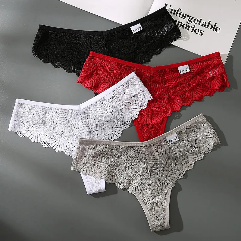 Women's Lace Panties See Through Underwear Hollow Out Intimates Thong Low Waist Underpants Comfortable Briefs Lady Sexy Lingerie
Women's Lace Panties See Through Underwear Hollow Out Intimates Thong Low Waist Underpants Comfortable Briefs Lady Sexy Lingerie