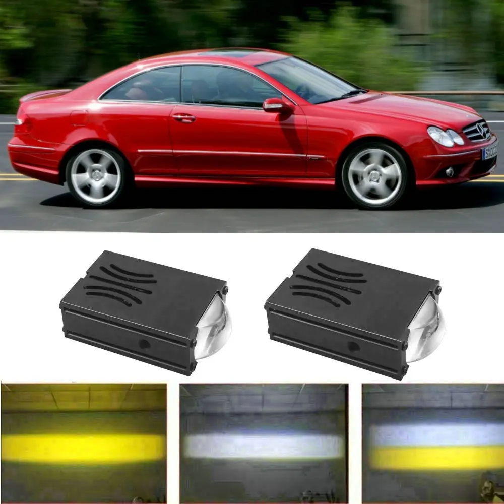 Grille Mount, White/Yellow Dual Color Modules 1.5" LED Fog Lights For mercedes w210 w211 w212 s211 a207 c207 w463 x164 x204
Grille Mount, White/Yellow Dual Color Modules 1.5" LED Fog Lights For mercedes w210 w211 w212 s211 a207 c207 w463 x164 x204
