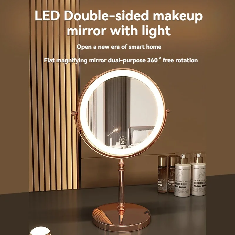 Double sided makeup mirror, beauty mirror, minimalist dressing mirror, desktop 3x5x 10x magnifying dressing mirror
Double sided makeup mirror, beauty mirror, minimalist dressing mirror, desktop 3x5x 10x magnifying dressing mirror
