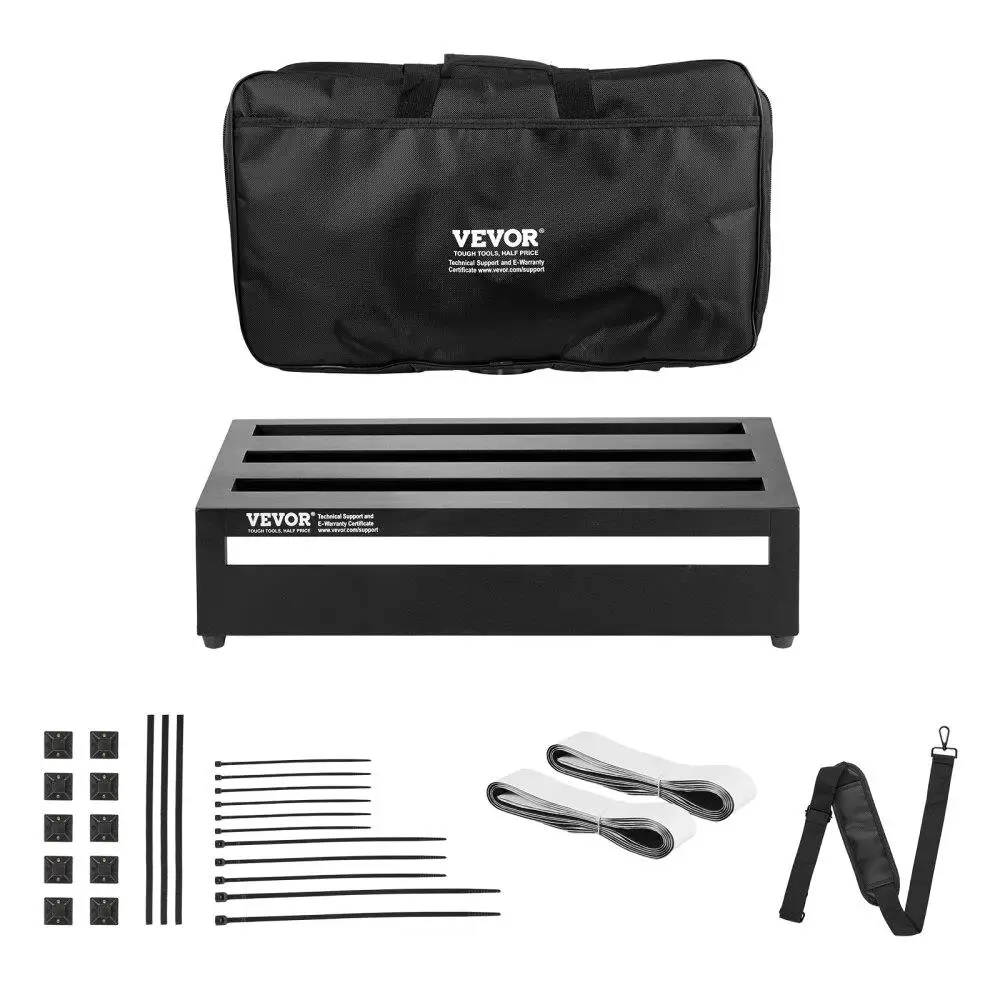 Guitar Pedal Board 20x11 Aluminum Alloy 2.2lbs Super Light with Carry Bag Velcro Shoulder Strap Rolling Strips 10-12 Pedals
Guitar Pedal Board 20x11 Aluminum Alloy 2.2lbs Super Light with Carry Bag Velcro Shoulder Strap Rolling Strips 10-12 Pedals