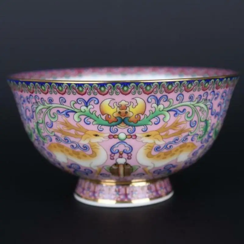 12cm Chinese Jingdezhen Famille Rose Porcelain Deer Pattern Bowl Home Decoration
12cm Chinese Jingdezhen Famille Rose Porcelain Deer Pattern Bowl Home Decoration