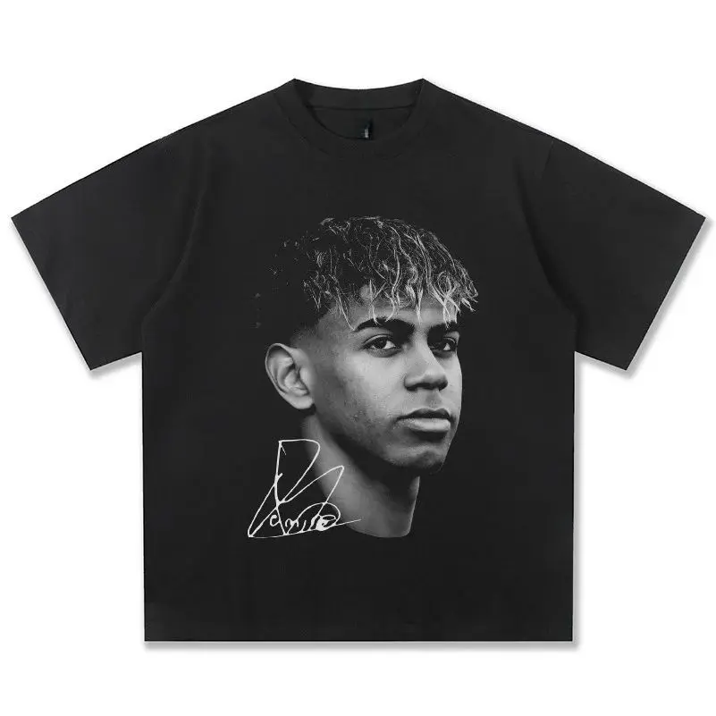 American Hip Hop 2025 New Yamal American Retro Cotton Crew Neck T-Shirt Men's and Women's Retro Fashion Short Sleeve Top
American Hip Hop 2025 New Yamal American Retro Cotton Crew Neck T-Shirt Men's and Women's Retro Fashion Short Sleeve Top