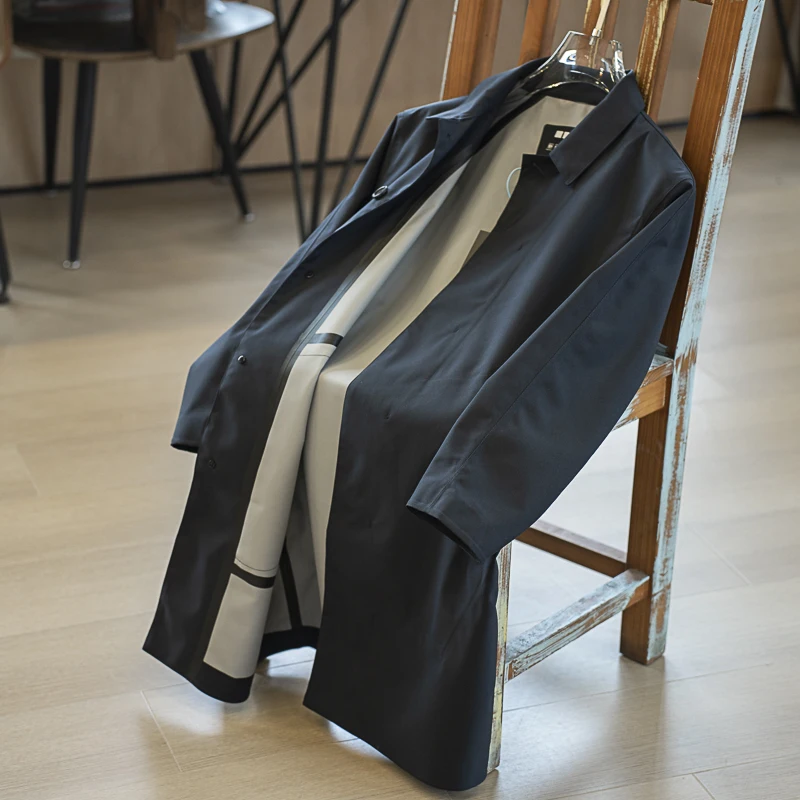 Waterproof Men's Long Coat Full Glue Waterproof Loose Fit Retro Harajuku Sle Workwear Vintage Balan Japanese Sle Jaet
Waterproof Men's Long Coat Full Glue Waterproof Loose Fit Retro Harajuku Sle Workwear Vintage Balan Japanese Sle Jaet