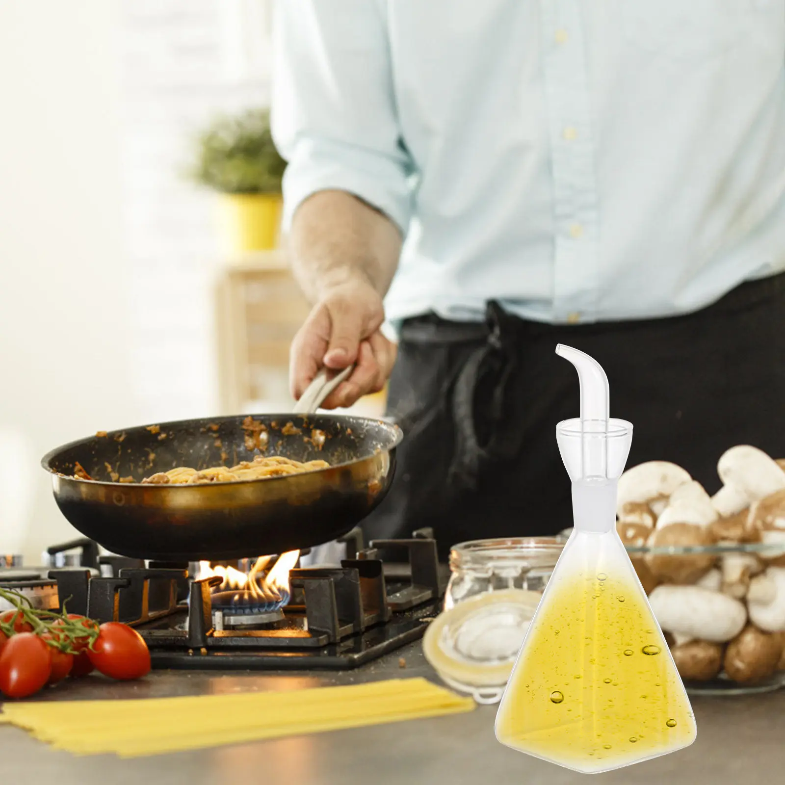 1Pcs Glass Oil Bottle 500Ml Creative Simple Seasoning Storage Bottle for Kitchen Home Bbq Picnic Vinegar Olive Oil Condiment
1Pcs Glass Oil Bottle 500Ml Creative Simple Seasoning Storage Bottle for Kitchen Home Bbq Picnic Vinegar Olive Oil Condiment