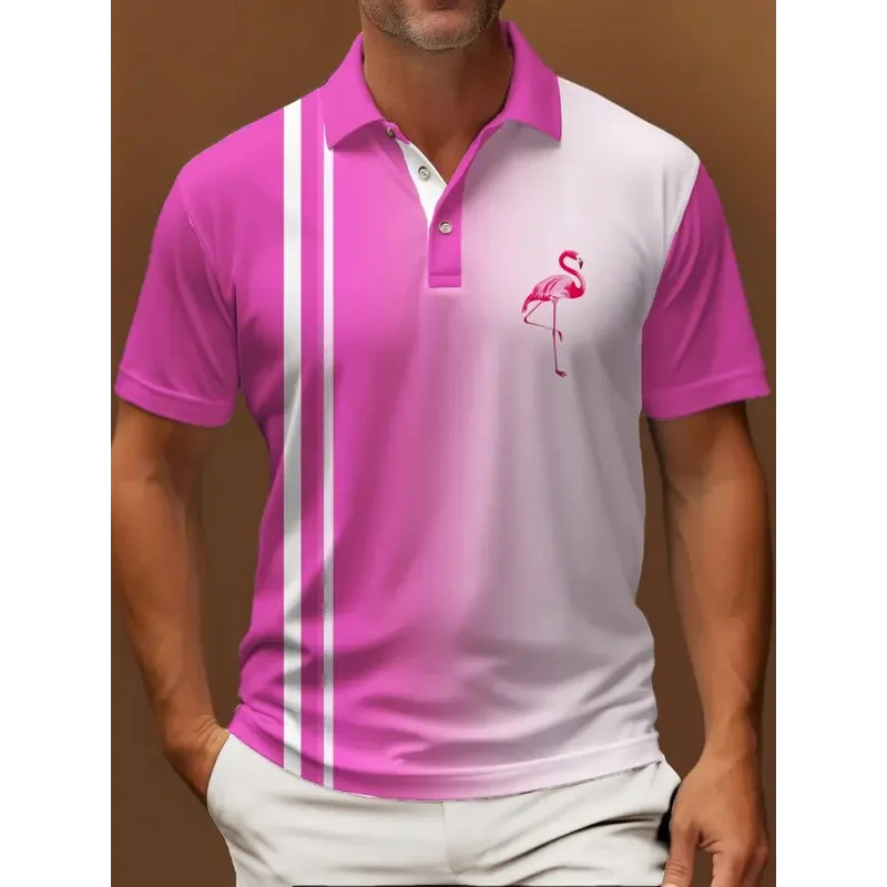 2025 men's t-shirt fashion casual home polo shirt 3d printing gradient stripe printing men's street lapel button polo
2025 men's t-shirt fashion casual home polo shirt 3d printing gradient stripe printing men's street lapel button polo