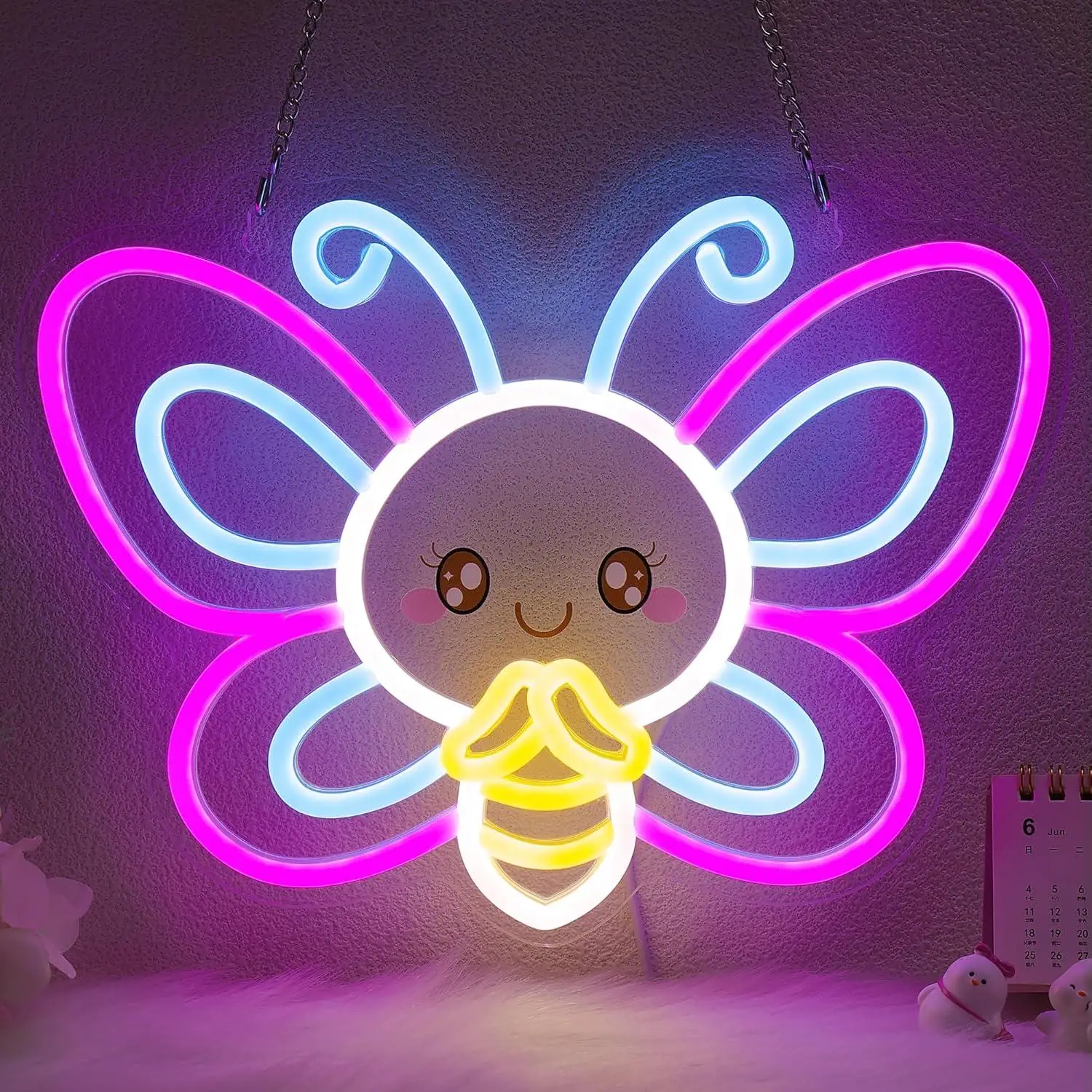 Butterfly Neon Sign Cute Aesthetic Wall Decor for Girls Room Bedroom Vanity USB Powered LED Light for Kit Unique Gift for Her
Butterfly Neon Sign Cute Aesthetic Wall Decor for Girls Room Bedroom Vanity USB Powered LED Light for Kit Unique Gift for Her