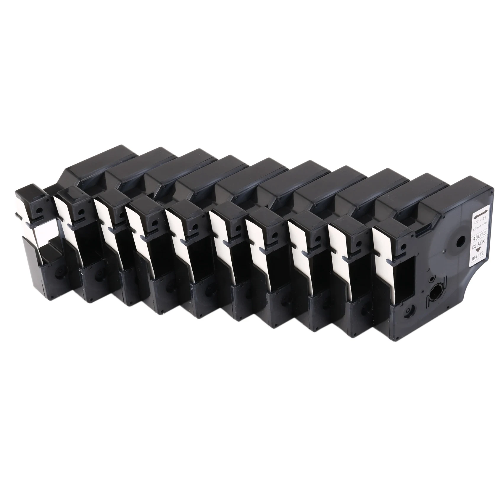10Pcs Compatible for Dymo D1 Label Maker/Tape 45013 Black on White Label Ribbons Compatible for Dymo Label Manager 160 210 450 2
10Pcs Compatible for Dymo D1 Label Maker/Tape 45013 Black on White Label Ribbons Compatible for Dymo Label Manager 160 210 450 2