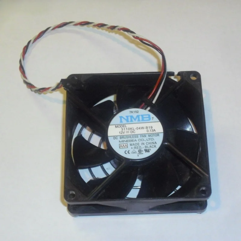 Z 10pcs for NMB Minebea 80mm12V DC 0.13A Cooling Fan 3110KL-04W-B19 27.4cfm no shell
Z 10pcs for NMB Minebea 80mm12V DC 0.13A Cooling Fan 3110KL-04W-B19 27.4cfm no shell