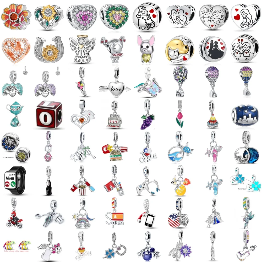 Хит продаж: подвеска из серебра 925 пробы с ангелом, цветком, бабочкой, птицей, подходит для оригинальных браслетов, аксессуары для DIY, изысканные украшения
Хит продаж: подвеска из серебра 925 пробы с ангелом, цветком, бабочкой, птицей, подходит для оригинальных браслетов, аксессуары для DIY, изысканные украшения