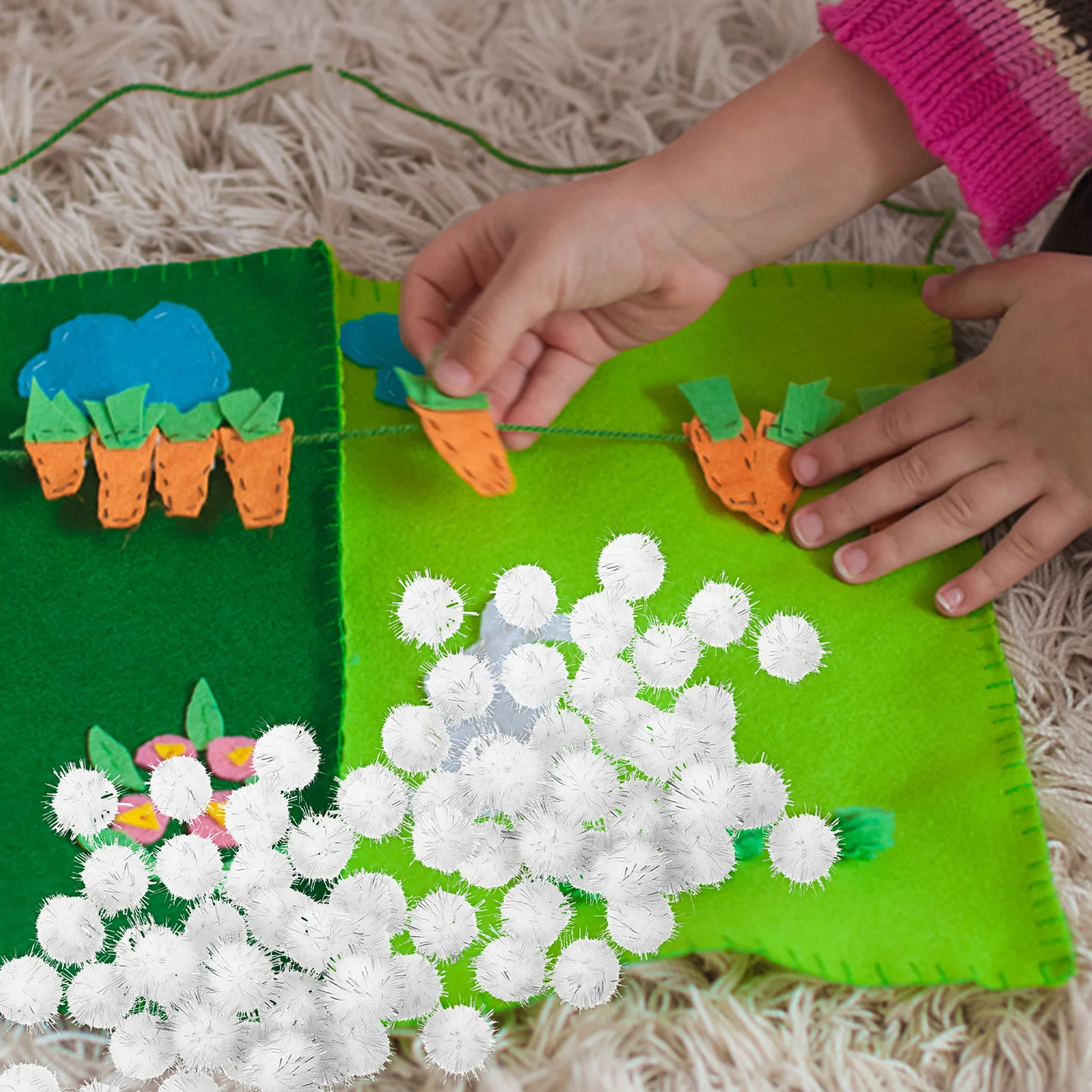 2000Pcs Mini Pompom Balls Shiny Pompoms Clothing Artworks Headdress Easy Apply Creative Lovely Gifts Arts Key Chain
2000Pcs Mini Pompom Balls Shiny Pompoms Clothing Artworks Headdress Easy Apply Creative Lovely Gifts Arts Key Chain