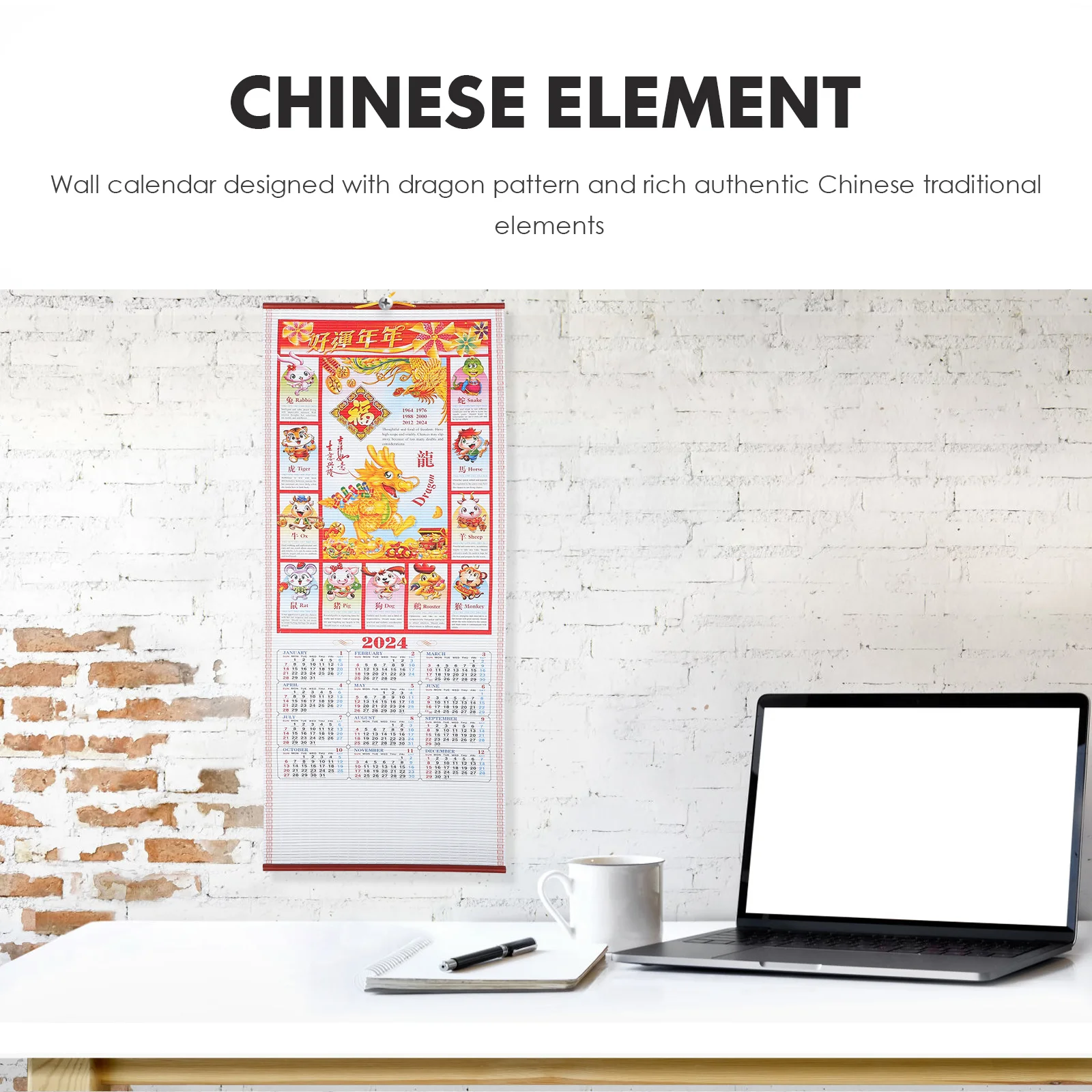 Настенный календарь 2024, аутентичный календарь в традиционном китайском стиле для декора домашнего офиса и напоминания о дате
Настенный календарь 2024, аутентичный календарь в традиционном китайском стиле для декора домашнего офиса и напоминания о дате