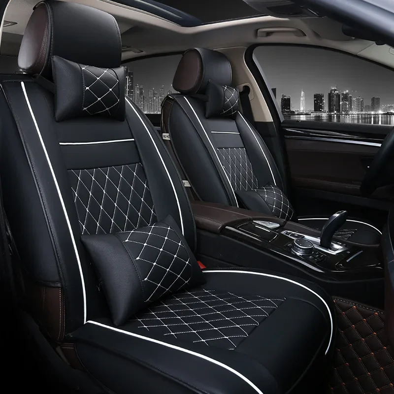 Factory Direct Leather Set 5 Seats Premium Pu Leather Vehicle Car Seat Covers Full Set For Year Round Use Car Seat Cover Set
Factory Direct Leather Set 5 Seats Premium Pu Leather Vehicle Car Seat Covers Full Set For Year Round Use Car Seat Cover Set