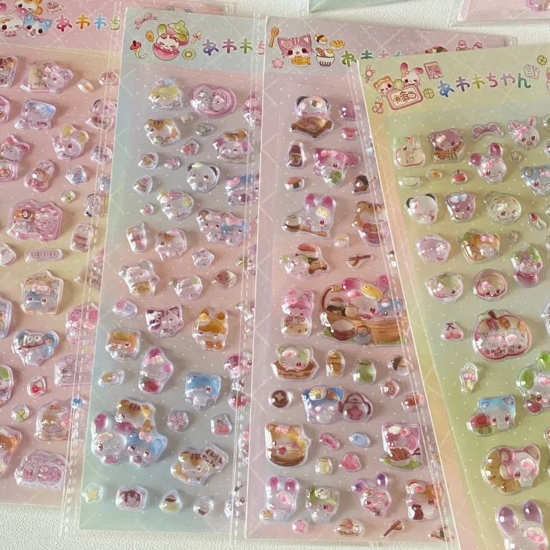 3D Cute Animal Stickers for Scrapbook Journal Sweet Cartoon Embossed Decals Puffy Transparent Adhesive Decorations for Kids
3D Cute Animal Stickers for Scrapbook Journal Sweet Cartoon Embossed Decals Puffy Transparent Adhesive Decorations for Kids