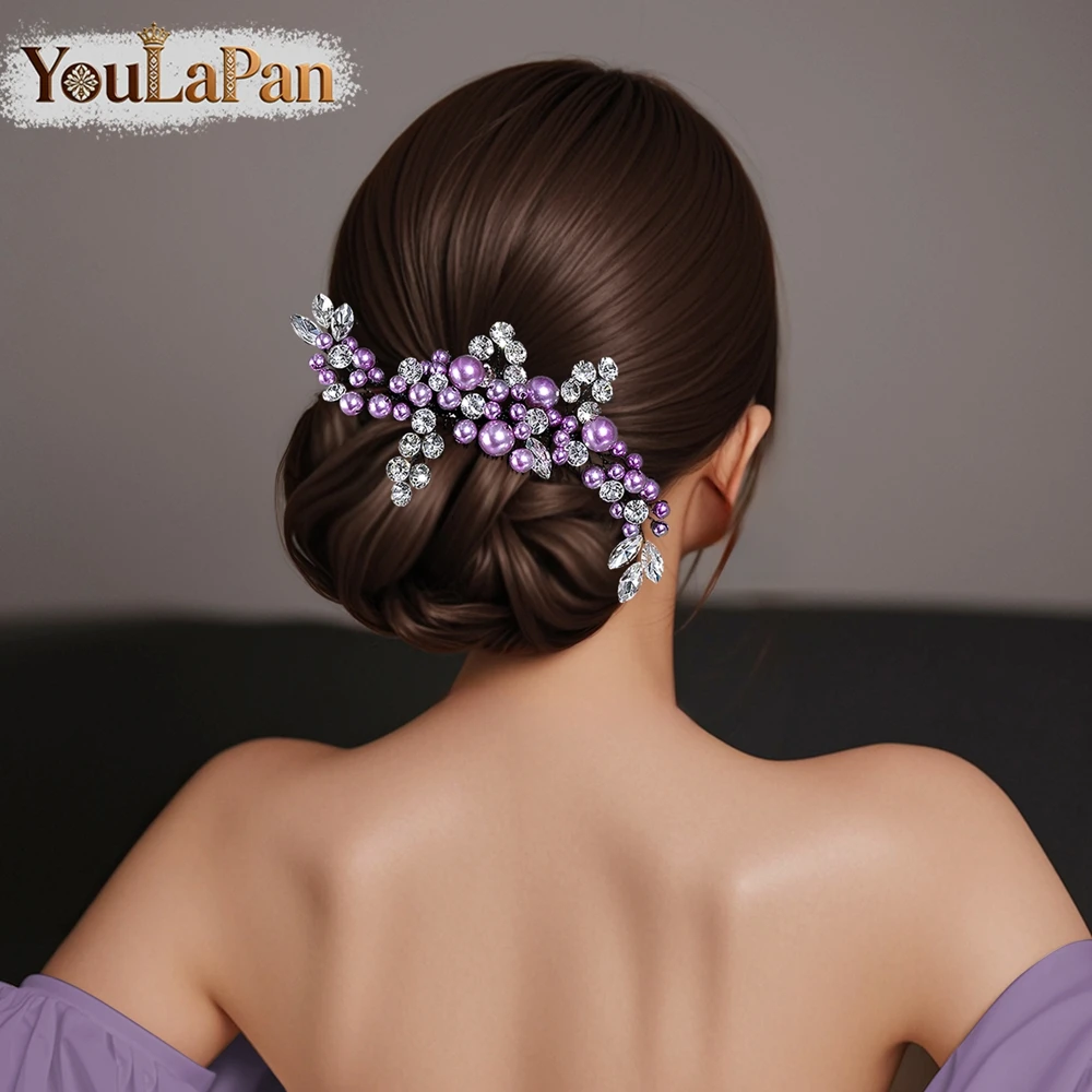 YouLaPan Elegant Purple Color Pearl Hair Comb Fashion Hair Accessories Bridal Wedding Party Prom Handmade Rhinestone Comb A271
YouLaPan Elegant Purple Color Pearl Hair Comb Fashion Hair Accessories Bridal Wedding Party Prom Handmade Rhinestone Comb A271