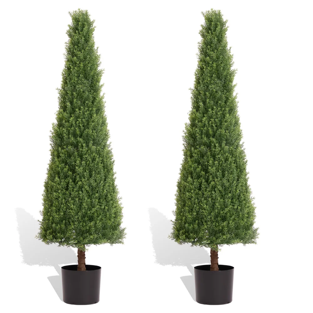 Topiary Cedar Trees Artificial Outdoor Lifelike Faux Evergreen Shrubs and Bushes,UV Resistant Fake Potted Plants2pcs/set 4FT
Topiary Cedar Trees Artificial Outdoor Lifelike Faux Evergreen Shrubs and Bushes,UV Resistant Fake Potted Plants2pcs/set 4FT