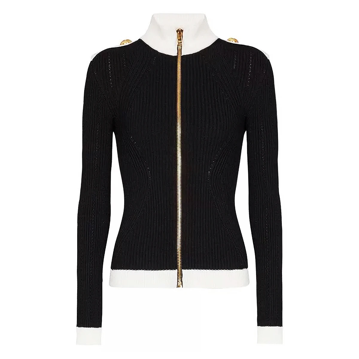 High Quality Spot Spring And Autumn New Knitted Sweater Long Sleeved Top Sweater Color Blocked Zipper Women's Cardigan Jacket
High Quality Spot Spring And Autumn New Knitted Sweater Long Sleeved Top Sweater Color Blocked Zipper Women's Cardigan Jacket
