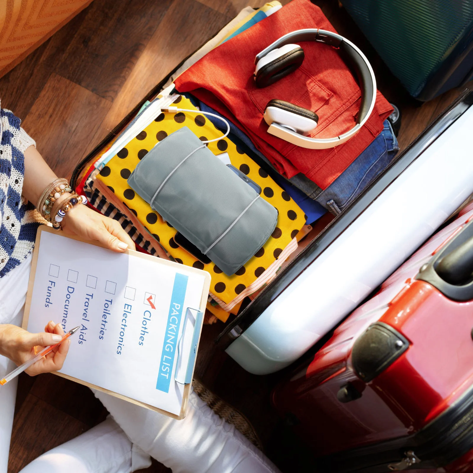 Makeup Travel Organizer Bag Foldable Large Capacity Toiletry Pouch Lightweight Portable Storage Case for Makeup
Makeup Travel Organizer Bag Foldable Large Capacity Toiletry Pouch Lightweight Portable Storage Case for Makeup