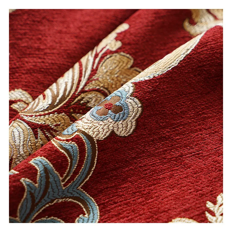 European Retro Chenille Red Jacquard Luxury Curtains for Living Room Bedroom Dining Thicken Tulle Decor Custom Size Door screen
European Retro Chenille Red Jacquard Luxury Curtains for Living Room Bedroom Dining Thicken Tulle Decor Custom Size Door screen
