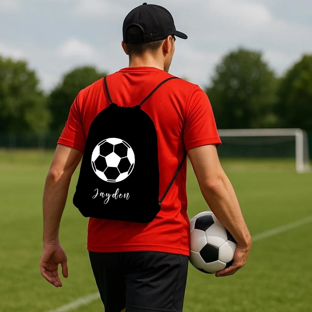 1PC Custom Soccer-Themed Drawstring Bag - Personalized Gym Sack with Name for Soccer Teams, Weekend Matches & Holiday Presents
1PC Custom Soccer-Themed Drawstring Bag - Personalized Gym Sack with Name for Soccer Teams, Weekend Matches & Holiday Presents